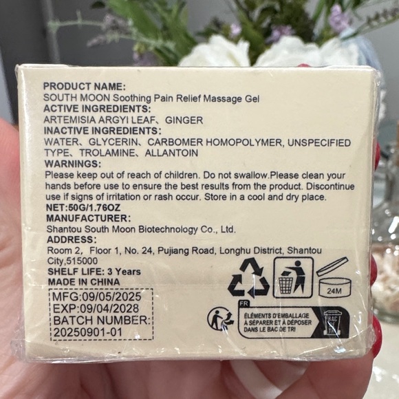 Soothing Pain Relief Massage Gel - Picture 2 of 3